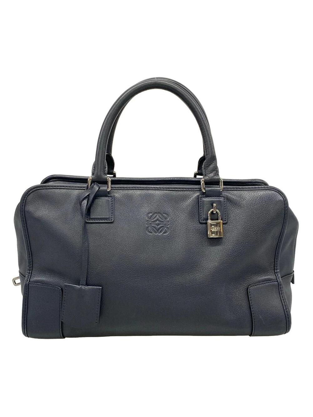 Loewe Amazona 36 Purple Navy Leather #367151L12B